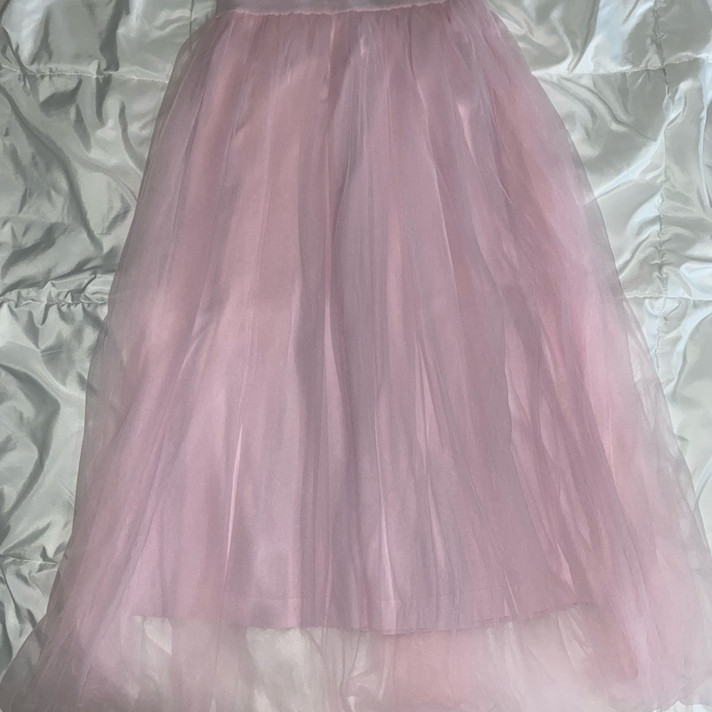 Autumn Cashmere brand - Elegant Pink Tulle Skirt